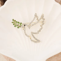 Fashion Dove Enamel Brooch - 4 Options