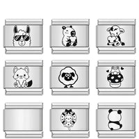 Stainless Steel Cute Animal Italian Charm - 8 Options