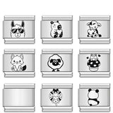 Stainless Steel Cute Animal Italian Charm - 8 Options