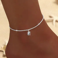 Fashion Sparkling Thin Chain Anklet - 4 Options