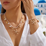 Fashion Ocean Themed Imitation Pearl Necklace/Bracelet/waist chain - 8 Options
