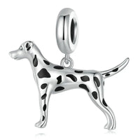 925 Sterling Silver Dog Hanging Charm - 9 Options