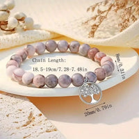 Family Tree Of Life Natural Stone Bracelet - 6 Options