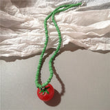 Fashion Colourful Beaded Choker Necklace - 5 Options