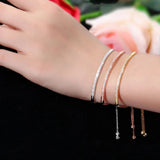 Fashion Adjustable Bolo CZ Bracelet - 3 Colours