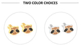 Stainless Steel Small Flat Back Animal Earrings - 20 Options