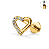 G23 Titanium 16G Body Piercing 10 Designs - 4 Sizes