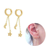 925 Sterling Silver & Gold Plated Hoop Earrings - 73 Options