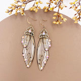 Handmade Fairy Wing Drop Earrings - 54 Options