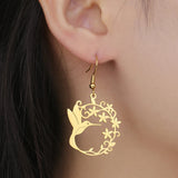 Stainless Steel Hummingbird Earrings or Set - 2 Colours
