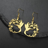 Stainless Steel Hummingbird Earrings or Set - 2 Colours