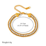 Stainless Steel Gold Colour Bracelet - 10 Options