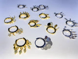 925 Sterling Silver & Gold Plated Hoop Earrings - 73 Options
