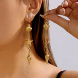 Fashion Sea Themed Long Drop Earrings - 2 Options