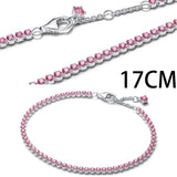 925 Sterling Silver CZ Bracelet - Matching Items Available - 8 Options