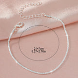 Fashion Sparkling Thin Chain Anklet - 4 Options