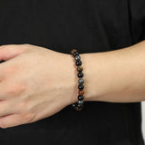 Natural Stone Family Themed Bead Bracelet - 3 sizes - 33 Options