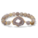 Irregular Druzy Geode Bracelet - 5 Colours