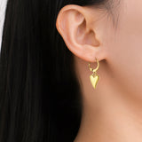 Stainless Steel Hoop Earrings - 2 Colours - 12 Designs