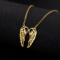 Stainless Steel Angel Wings - 2 Colours