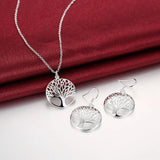 925 Sterling Silver Tree of Life Set