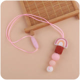 Food Grade Silicone Rainbow/Koala Bead Chew Necklace - 11 Options