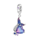 925 Sterling Silver Sea Themed Hanging Charm - 10 Options