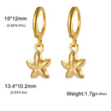 Stainless Steel Hoop Earrings - 2 Colours - 12 Designs