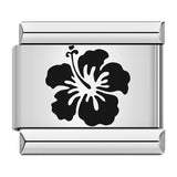 Stainless Steel Flower Italian Charm - 9 Options