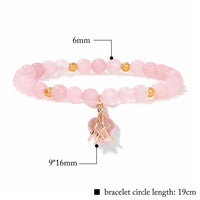 Natural Stone Heart Bracelet - 11 Options