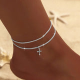 Fashion Sparkling Thin Chain Anklet - 4 Options