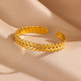 Stainless Steel Open Cuff Bangle - 22 Options