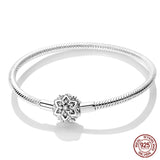925 Sterling silver 17-20CM Charm Bracelet - Various Designs