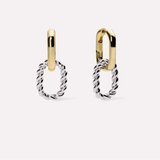 925 Sterling Silver Irregular Loop Earrings - 4 Options