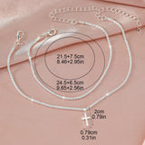 Fashion Sparkling Thin Chain Anklet - 4 Options