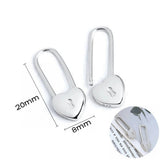 925 Sterling Silver Hoop Earrings - 73 Options