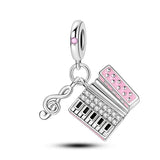925 Sterling Silver Music Themed Charm - 20 Options