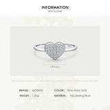 925 Sterling Silver Heart Cluster Ring - 2 Colours