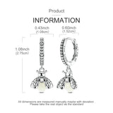 925 Sterling Silver Nature Themed Hoop/Dangle Earrings - 7 Options