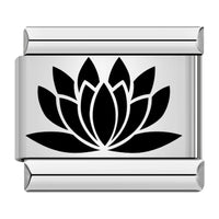 Stainless Steel Flower Italian Charm - 9 Options