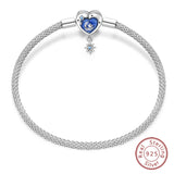 925 Sterling silver 17-20CM Charm Bracelet - Various Designs