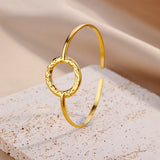 Stainless Steel Open Cuff Bangle - 22 Options