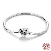 925 Sterling silver 17-20CM Charm Bracelet - Various Designs