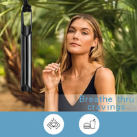Stainless Steel  Breathing Anxiety Necklace- 2 Options - 5 Colours