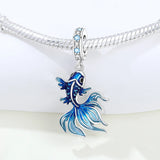 925 Sterling Silver Sea Themed Hanging Charm - 21 Options
