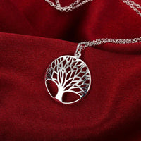 925 Sterling Silver Tree of Life Set