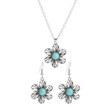 Fashion Vintage Turquoise Colour Necklace/Earring Set - 5 Options