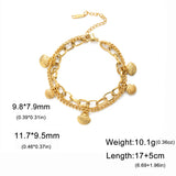 Stainless Steel Charm Anklet/Bracelet - 28 Options - 2 Sizes