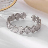 Stainless Steel Open Cuff Bangle - 22 Options