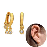 925 Sterling Silver & Gold Plated Hoop Earrings - 73 Options